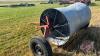 6’ Galvanized metal swath roller - 2