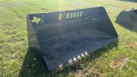 94” Industries America skid steer mount snow bucket