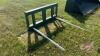 Skid steer mount 2 prong bale fork - 2