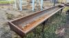 16’ HD metal feed trough - 2