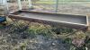 10&rsquo; metal feed trough w/ V style legs - 2