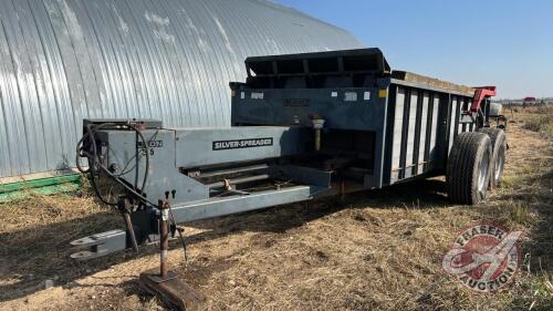 Leon 585 Silver-Spreader t/a manure spreader, S/N 580507137
