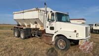 1993 Volvo t/a Tender truck, 257,616 showing, VIN: 4V1JDBMF1PR818606, Owner: C.T. Wilson Farms, Seller: Fraser Auction ______________________