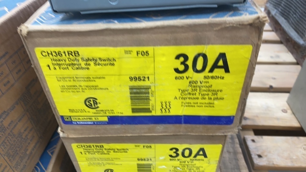 Square D switches and Square D breaker box