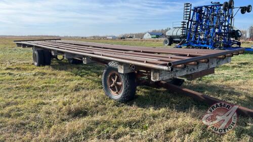 38’ Truck frame conversion s/a bale trailer