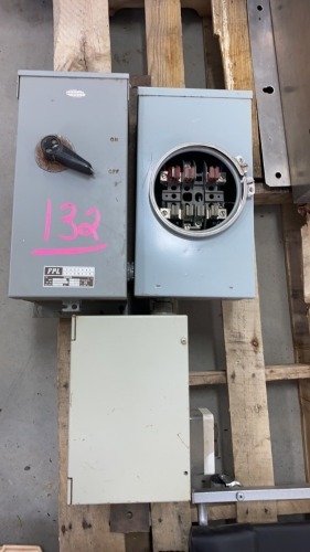 Switch box and meter housing