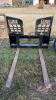 48” Edge pallet forks, Skid steer mount