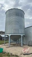 Approx 2200 bushel Westeel bin on Westeel hopper cone, Bin #2