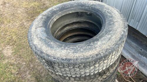 (6) 11R22.5 truck tires (A)