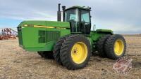 JD 8560 4WD tractor, S/N H001138