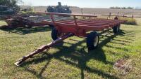 30’ Horst bale wagon, S/N 97300