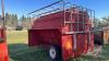 Approx 250 bushel Ranchers creep feeder on wheels - 8