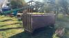 Approx 100 bushel Cypress River Industries creep feeder on skid