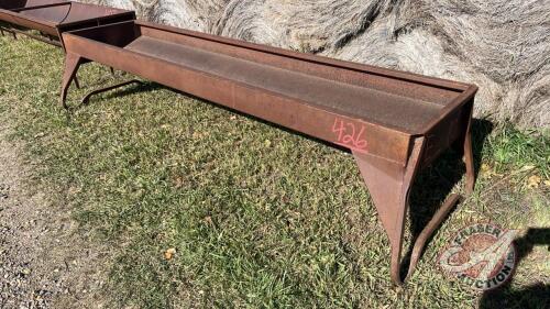 10' metal feed trough (Unit E)