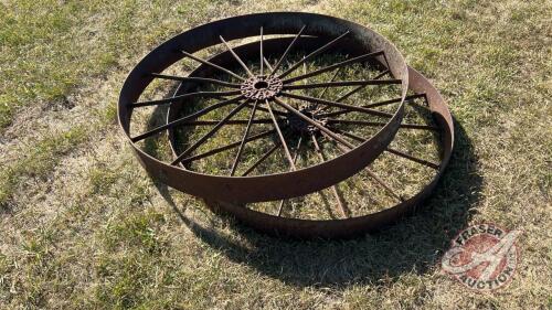 (2) Steel wheels