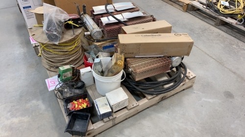 Pallet with explosion proof heaters and miscellaneous