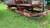 RWooden sleigh deck on bob sleighs, (Red) - 3