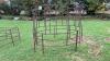 High rise rnd bale feeder for horses - 2