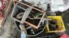 Pallet w/ asstd empty part bins, tractor fender lights, sickle changer/riveter - 3