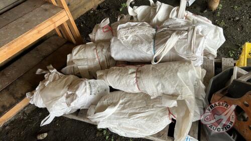 Pallet of mini bulk bags