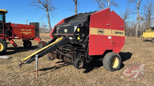 PMI RP1511 rnd baler, S/N 70052-96008