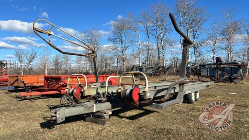 Inland Hayliner 2000 dbl arm rnd bale picker, S/N 1161Z