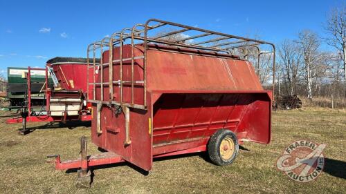 Approx 250 bushel Rancher’s creep feeder on wheels,