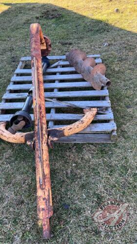 Shaver 3 pt post hole auger