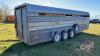 1999, 26’ Blue Hills triple axle stock trailer, VIN: 2B9S2V338X1053015, Owner: Eric E Linde, Seller: Fraser Auction ___________________ - 8