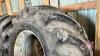 Like New Firestone 30.5L-32 combine drive tire, Rim for NH TX36 combine - 2