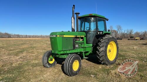 JD 4255 2WD tractor, S/N 004858