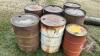 Lot of Metal barrels - 2