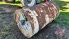 Approx 300 gal metal fuel tank (B) - 4