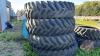 (4) Good Year 20.8R42 rear tractor tires (to be used as livestock feeders only) - 5