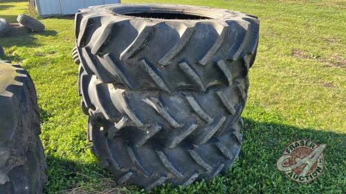 (3) 480/70R34 rear tractor tires (to be used as livestock feeders only)