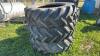 (3) 480/70R34 rear tractor tires (to be used as livestock feeders only) - 2