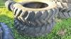 (2) 18.4R38 rear tractor tires (to be used as livestock feeders only) - 3