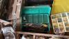 Pallet w/ metal ammo box, Asst&rsquo;d tools, Wooden carpenters box, Misc hardware, Pails of nails, Deck screws, Assortment of grease nipples, Toolbox w/punches and chisels, Asst&rsquo;d wrenches - 6