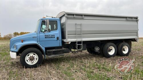 1999 Freightliner FL80 t/a grain truck, 225,343 showing, VIN: 1FVXJJBB8XHA22444, Owner: Douglas K Lewis, Seller: Fraser Auction ______________________