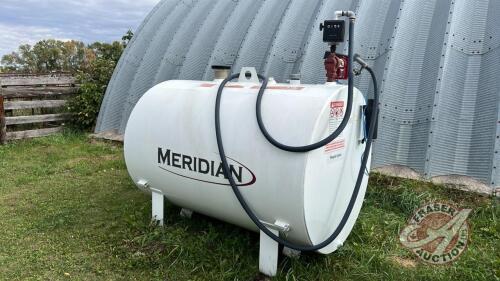 500 gal Meridian single wall fuel tank, Tank C, S/N 62201602-54217