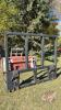 4 prong quick attach bale fork w/ mounts for NH Bi Di tractor - 2