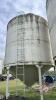 Approx 2000 bushel Meridian Grain Max Hopper bottom bin on skid, Bin #4, S/N 24914 - 4