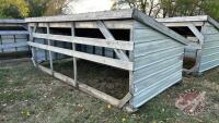 188” x 84” Metal clad calf shelters, Unit C