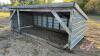 188” x 84” Metal clad calf shelters, Unit E