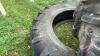 (2) Used Michelin 18.4R38 rear tractor tires - 6