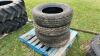 (4) Used West Lake ST235/80R16 trailer tires - 2