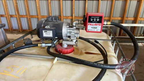 GPI L5132 oil transfer pump w/ Fill-Rite meter,