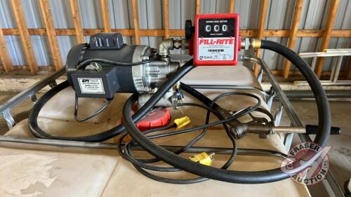 GPI L5132 oil transfer pump w/ Fill-Rite meter