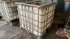 1000L poly tote w/crate - 2