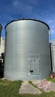 Approx 4000 bushel Westeel Rosco 18’ diameter flat bottom bin, Bin #6